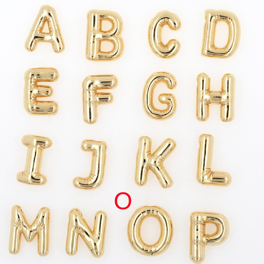 Pendentif Brillance Initiale Cuivre Étincelant - 26 Lettres