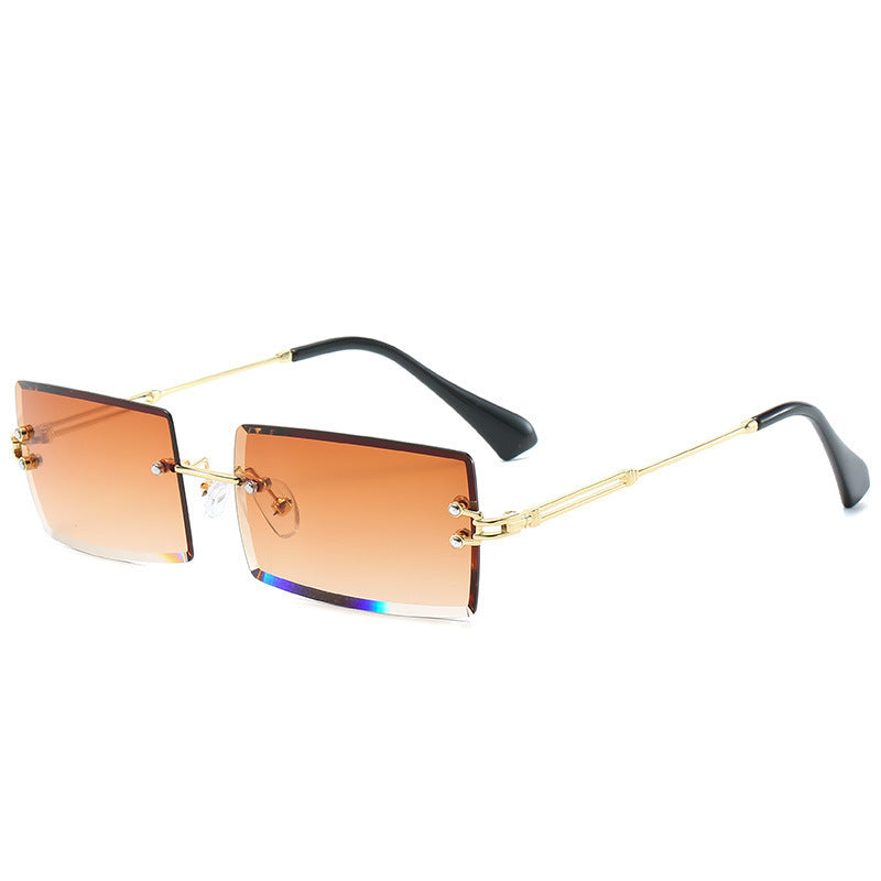 Lunettes Rectangle Sans Cadre Femme Alliage 56g | SADJÉ