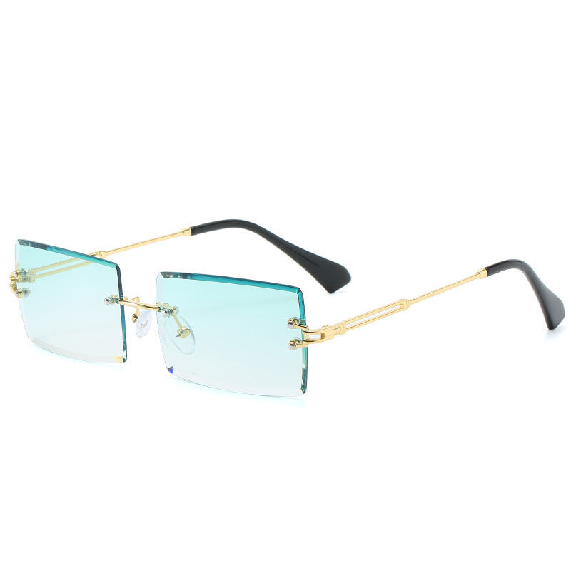 Lunettes Rectangle Sans Cadre Femme Alliage 56g | SADJÉ