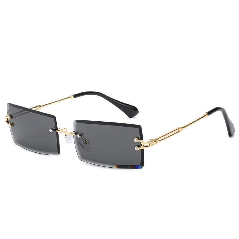 Lunettes Rectangle Sans Cadre Femme Alliage 56g | SADJÉ