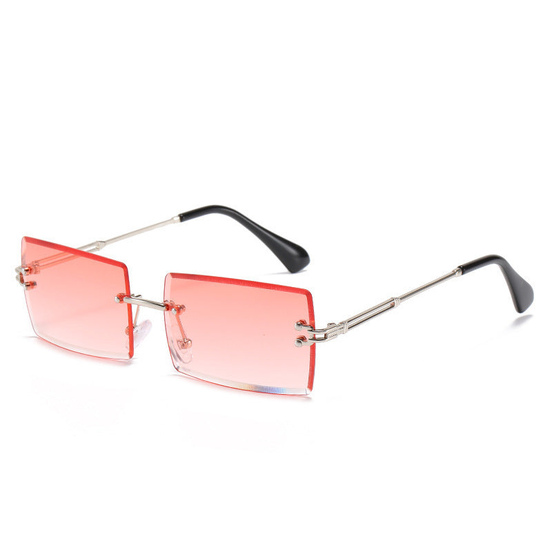 Lunettes Rectangle Sans Cadre Femme Alliage 56g | SADJÉ