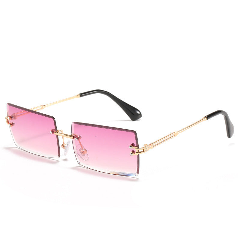 Lunettes Rectangle Sans Cadre Femme Alliage 56g | SADJÉ