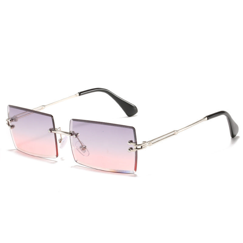 Lunettes Rectangle Sans Cadre Femme Alliage 56g | SADJÉ