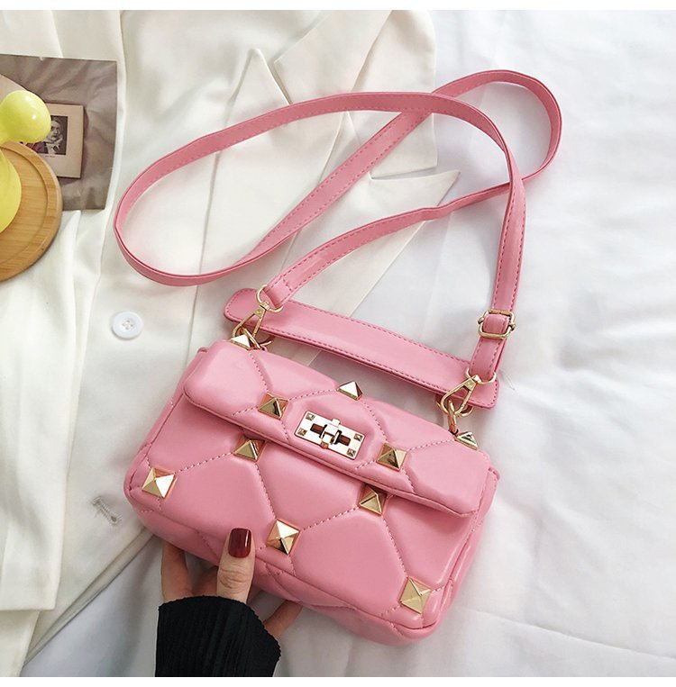 Petit Sac Carré Messenger Femme - Style Occidental Bandoulière
