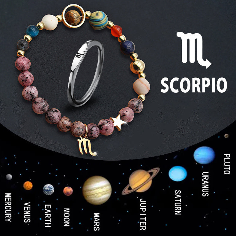 Bagues Astrales Zodiaque 12 Signes Minimalistes 20g