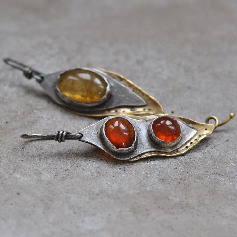 Boucles d'Oreilles Asymétriques 20g - Formes Géométriques Variées
