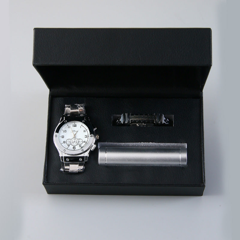 Coffret Cadeau Homme Business - Montre Bijoux Accessoires 4 Pièces | SADJÉ