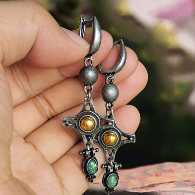 Boucles d'Oreilles Asymétriques 20g - Formes Géométriques Variées