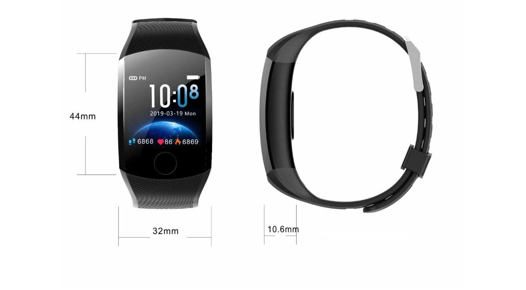 Montre Sport Connectée 130g Écran Tactile 1,3 Pouces