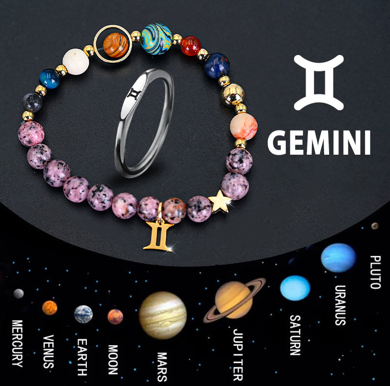 Bagues Astrales Zodiaque 12 Signes Minimalistes 20g