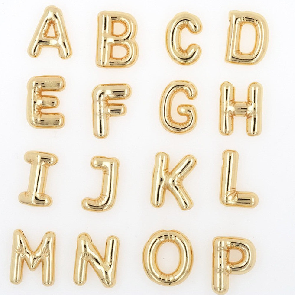 Pendentif Brillance Initiale Cuivre Étincelant - 26 Lettres