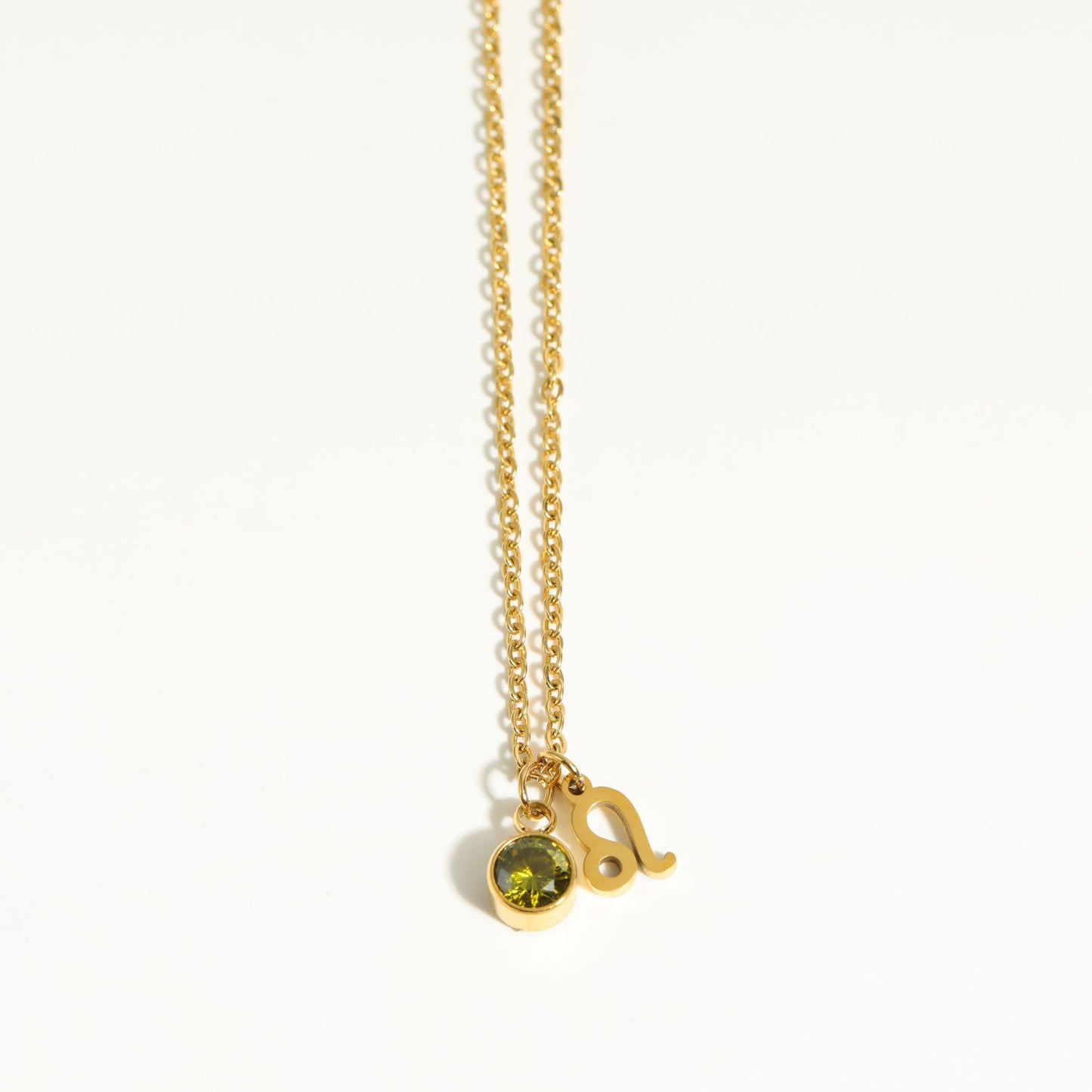 Collier Pendentif Zircon 5mm 15g - 12 Signes Zodiacaux