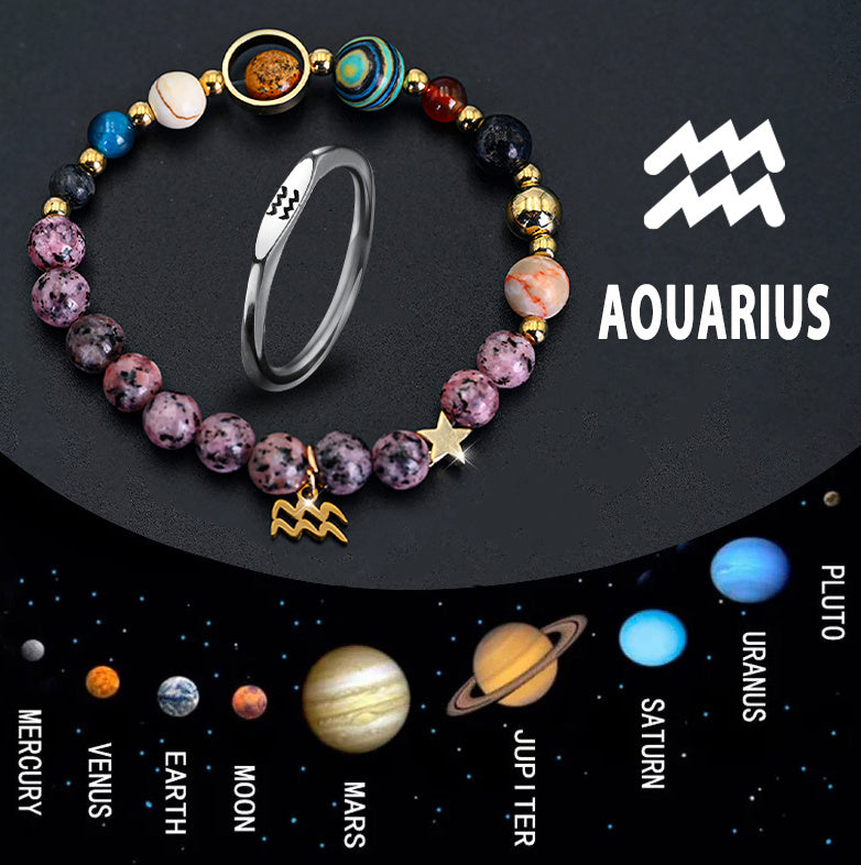 Bagues Astrales Zodiaque 12 Signes Minimalistes 20g