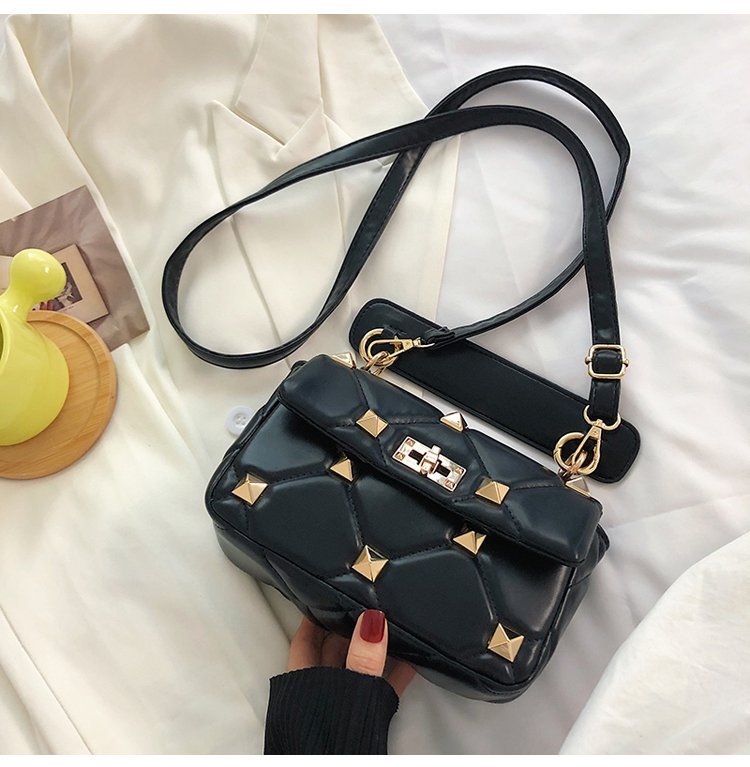 Petit Sac Carré Messenger Femme - Style Occidental Bandoulière