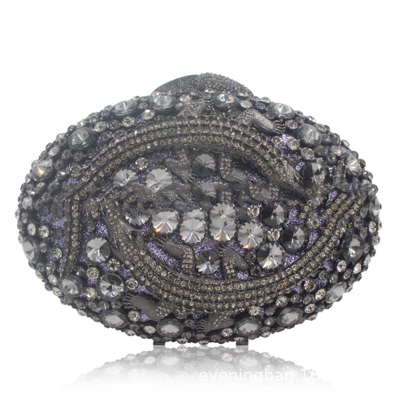 Clutch Sac à Main de Soirée Strass - Pochette Bijoux Femme