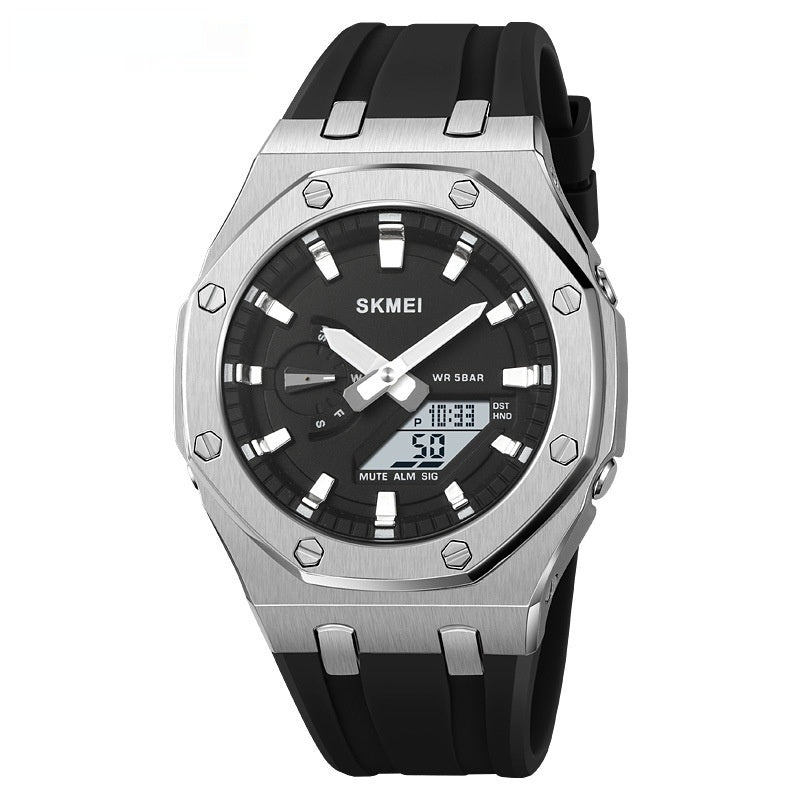 Montre Sport Électronique Étanche 100g - LED Lumineuse Multifonction 5 Alarmes SADJÉ
