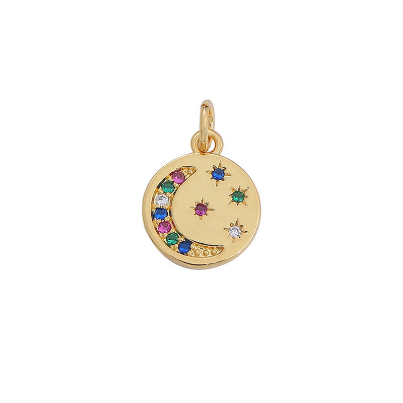 Pendentif Personnalisé Cuivre Zircon Étoile - DIY Créatif 14g | SADJÉ
