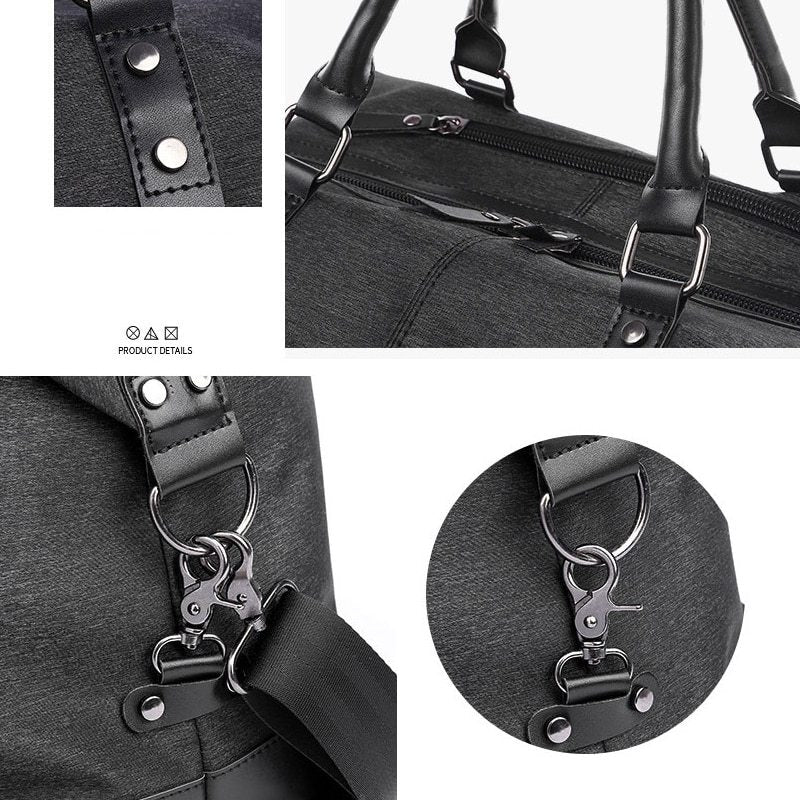 Sac de Voyage Homme Oxford Résistant Eau - Grande Capacité