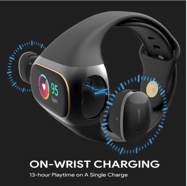 Bracelet Écouteurs Sans Fil 2 en 1 Bluetooth 5.0 457g
