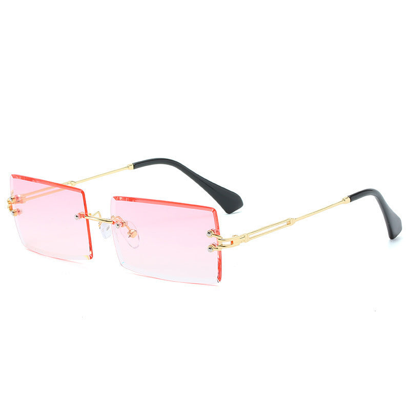 Lunettes Rectangle Sans Cadre Femme Alliage 56g | SADJÉ
