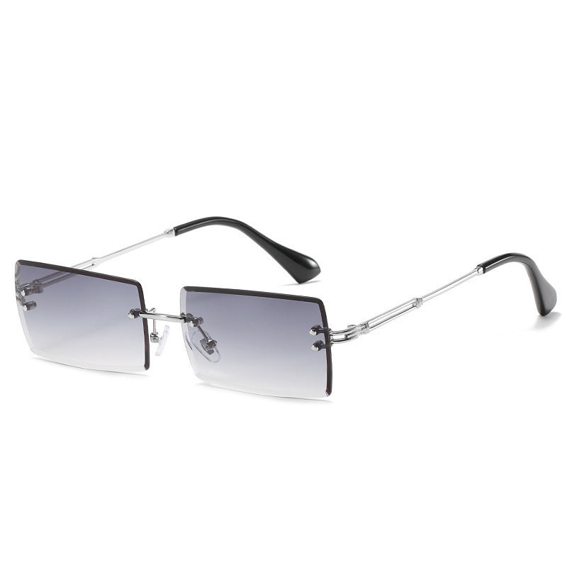 Lunettes Rectangle Sans Cadre Femme Alliage 56g | SADJÉ