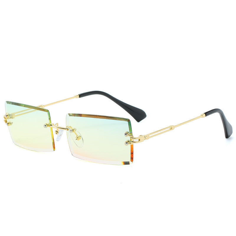 Lunettes Rectangle Sans Cadre Femme Alliage 56g | SADJÉ