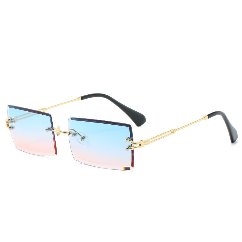 Lunettes Rectangle Sans Cadre Femme Alliage 56g | SADJÉ