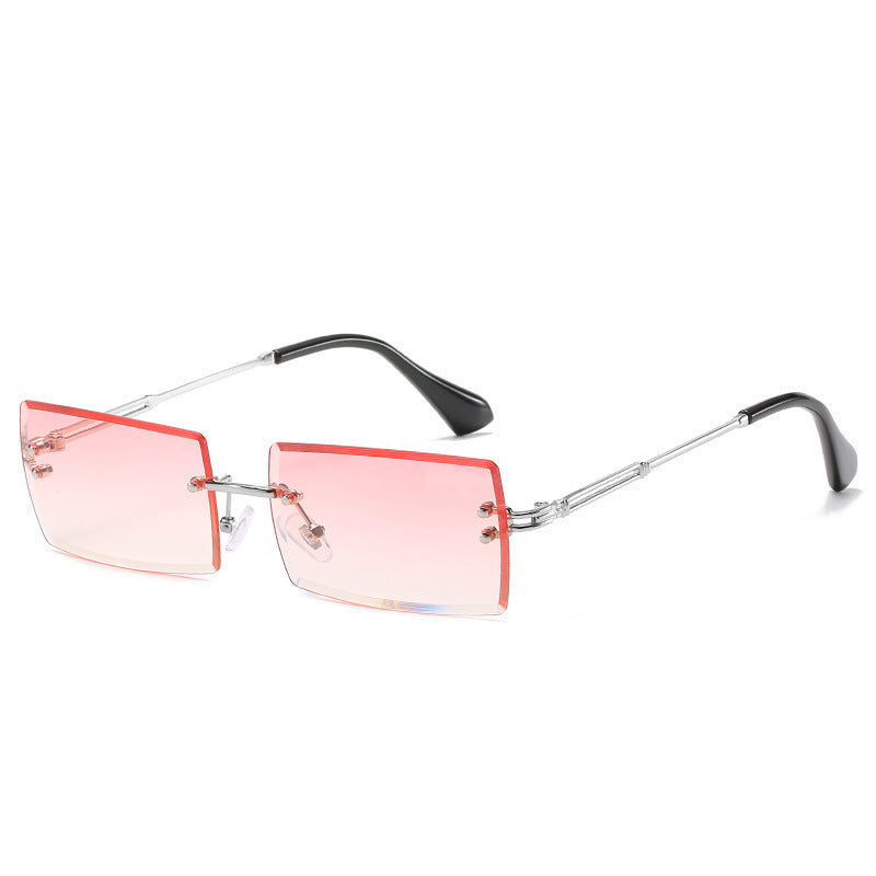 Lunettes Rectangle Sans Cadre Femme Alliage 56g | SADJÉ