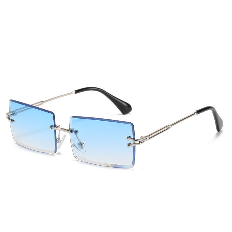 Lunettes Rectangle Sans Cadre Femme Alliage 56g | SADJÉ