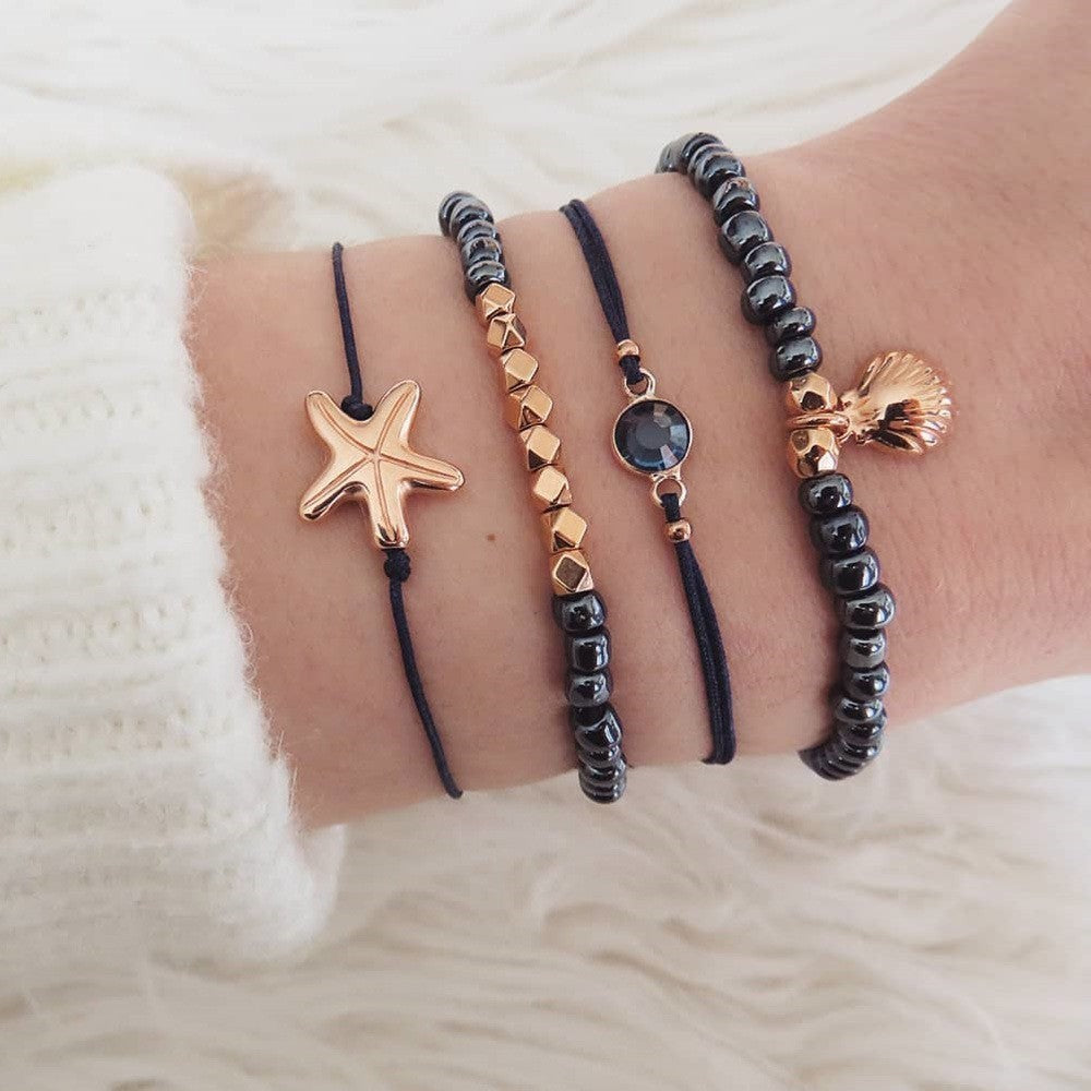 Ensemble Bracelets Bohèmes Vintage 40g Perles Naturelles