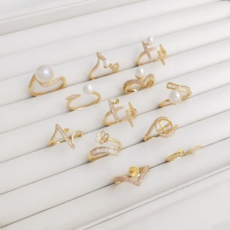 Porte-bague Zircon Micro-Incrusté 25g