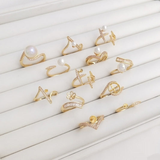 Porte-bague Zircon Micro-Incrusté 25g