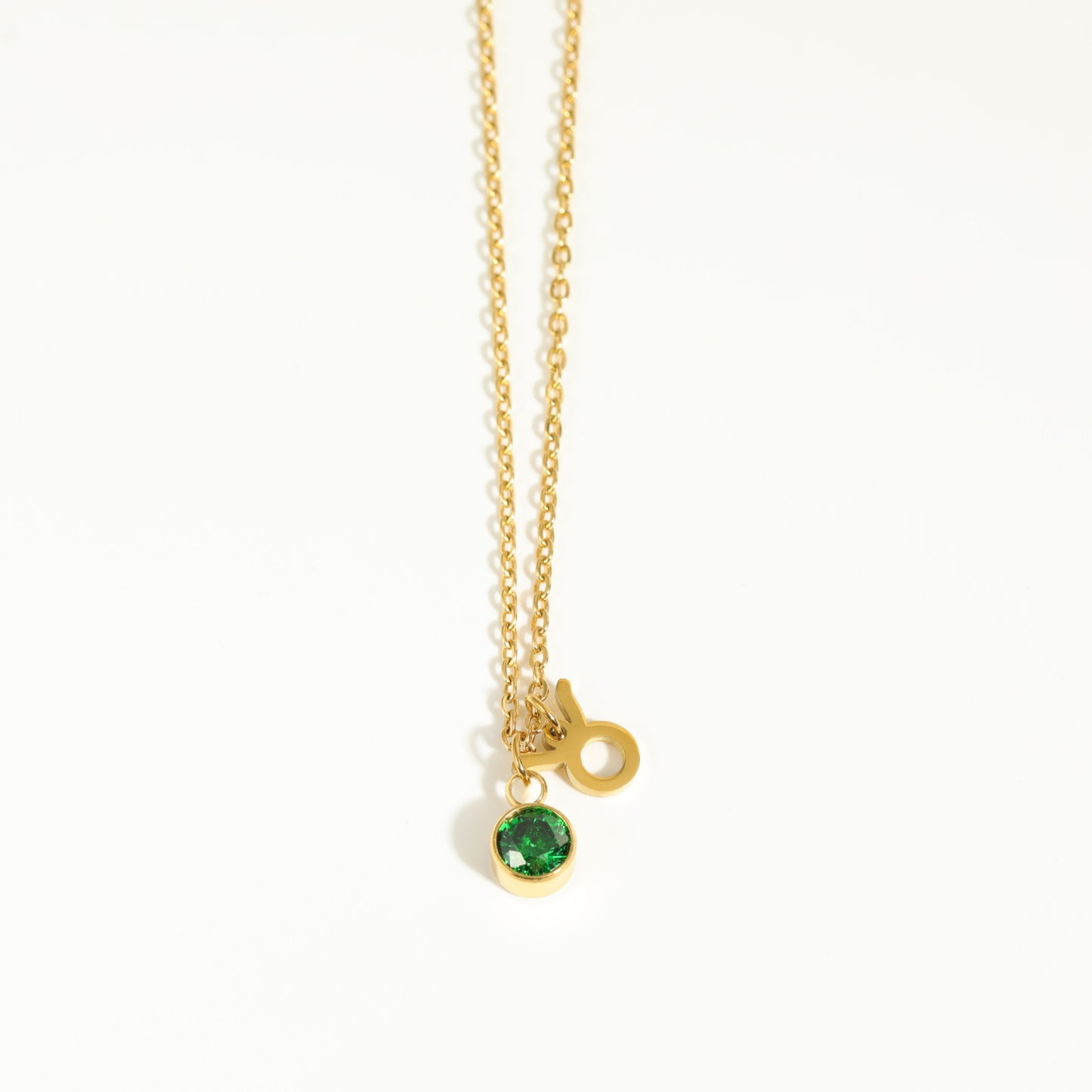 Collier Pendentif Zircon 5mm 15g - 12 Signes Zodiacaux