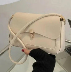 Sac simple à une épaule de couleur unie pour femme