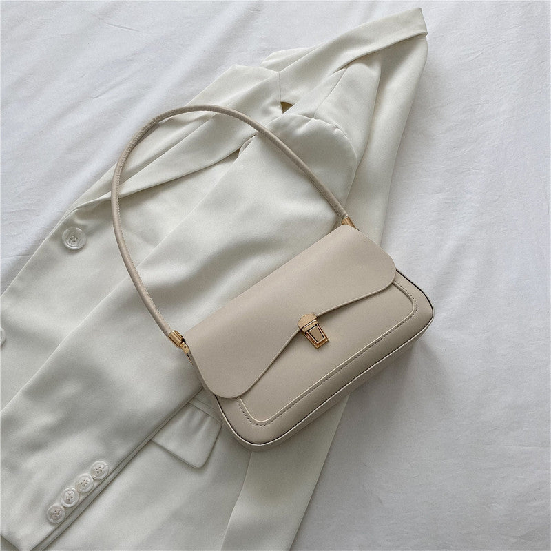 Sac simple à une épaule de couleur unie pour femme