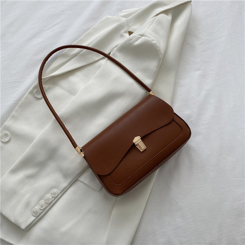 Sac simple à une épaule de couleur unie pour femme