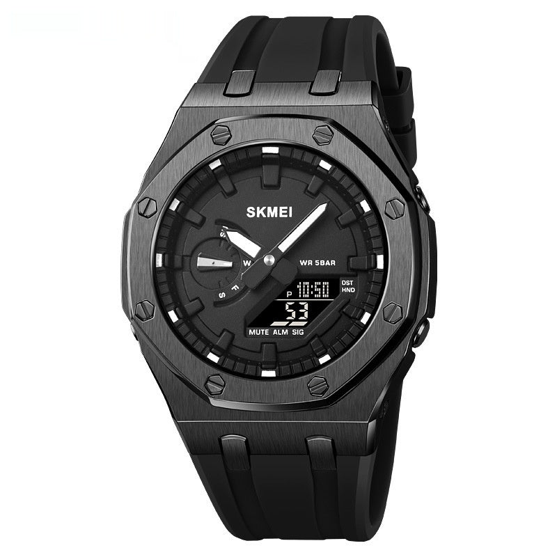 Montre Sport Électronique Étanche 100g - LED Lumineuse Multifonction 5 Alarmes SADJÉ