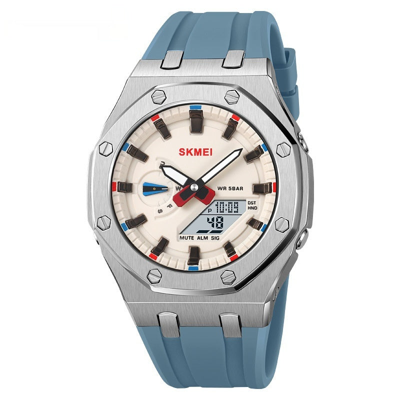Montre Sport Électronique Étanche 100g - LED Lumineuse Multifonction 5 Alarmes SADJÉ