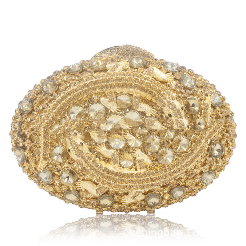 Clutch Sac à Main de Soirée Strass - Pochette Bijoux Femme