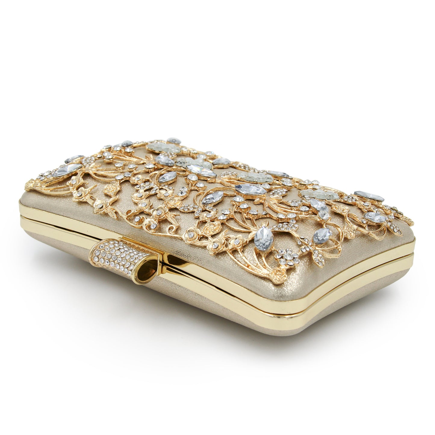 Sac à Main Strass Style Oriental 450g - Chaîne Poignée