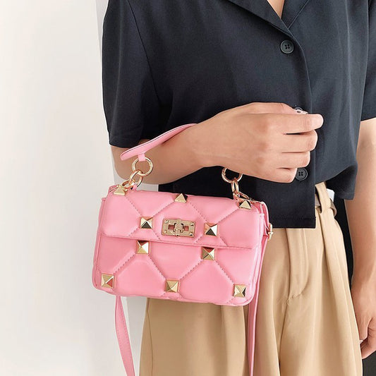 Petit Sac Carré Messenger Femme - Style Occidental Bandoulière