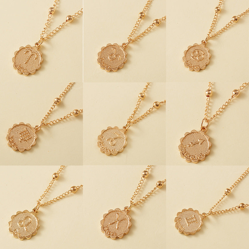 Collier Médaille Gravée 20g - 12 Signes Zodiacaux