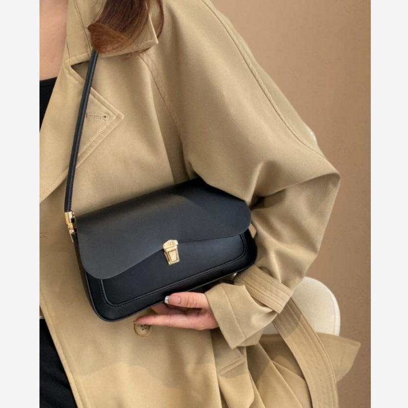 Sac simple à une épaule de couleur unie pour femme