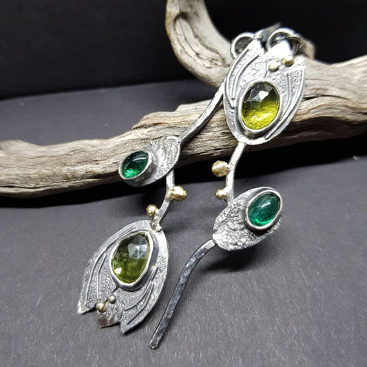 Boucles d'Oreilles Asymétriques 20g - Formes Géométriques Variées