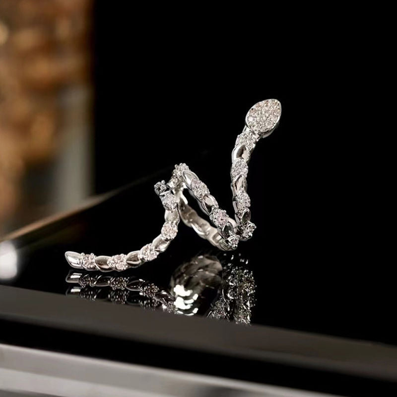 Clip d'Oreille Serpent Sans Perçage 12g