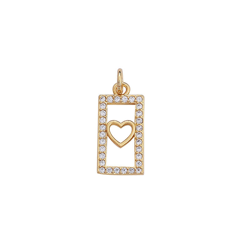 Pendentif Personnalisé Cuivre Zircon Étoile - DIY Créatif 14g | SADJÉ