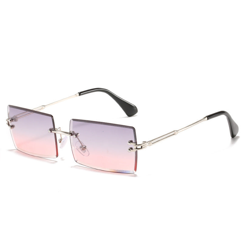 Lunettes Rectangle Sans Cadre Femme Alliage 56g | SADJÉ