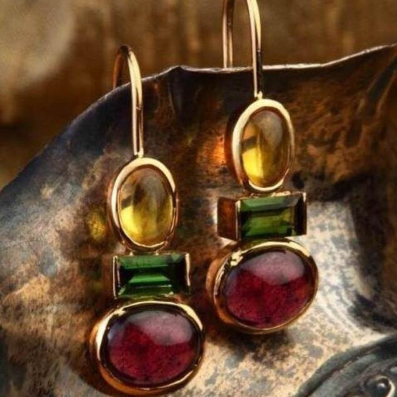 Boucles d'Oreilles Asymétriques 20g - Formes Géométriques Variées