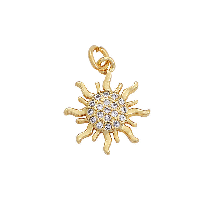 Pendentif Personnalisé Cuivre Zircon Étoile - DIY Créatif 14g | SADJÉ