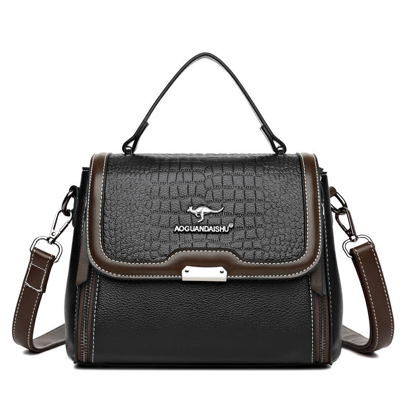 Sac Bandoulière Femme PU Carré 600g - Crossbody Compact